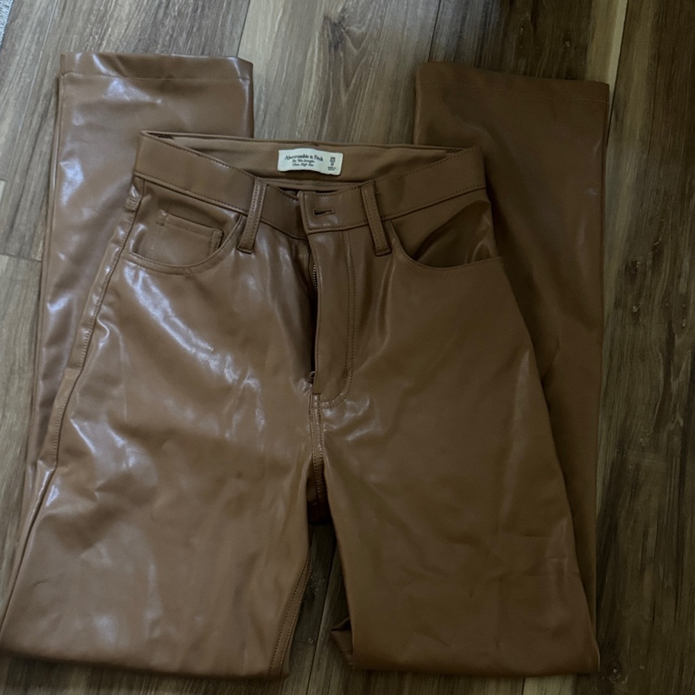 Abercrombie & Fitch Faux Leather Pants